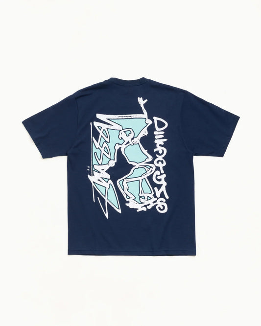 Stussy SMOOTH SK8 TEE NAVY