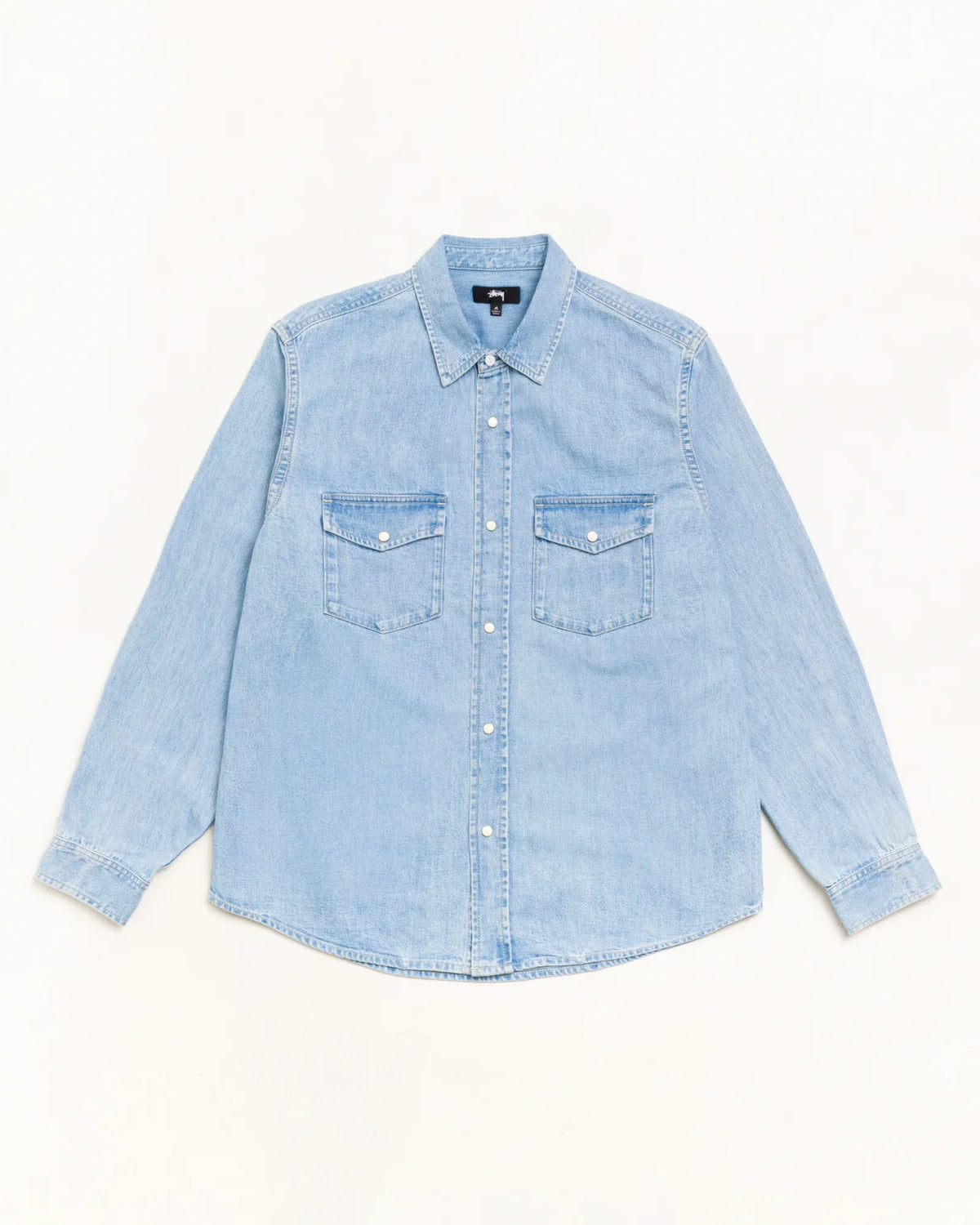 Stussy DENIM WESTERN SHIRT LIGHT DENIM