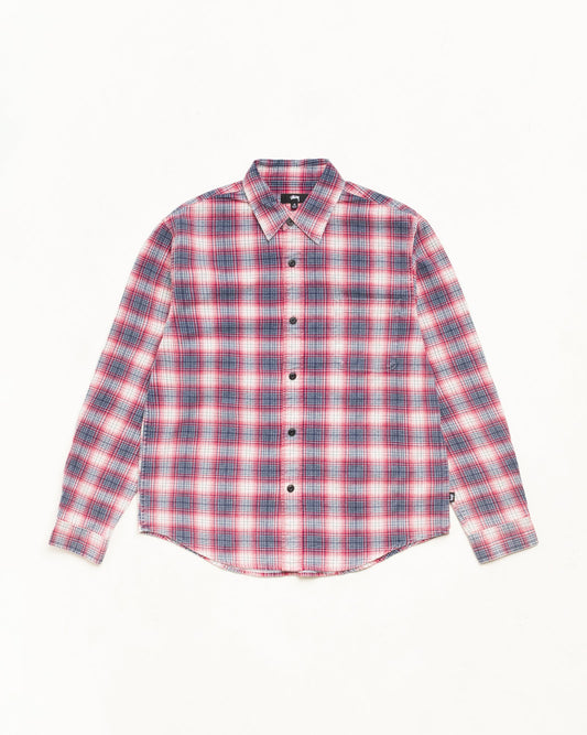Stussy DAX PRINTED SHIRT RED