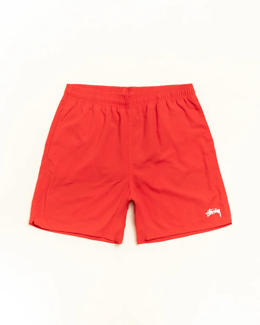 Stussy STOCK WATER SHORT BRITE RED
