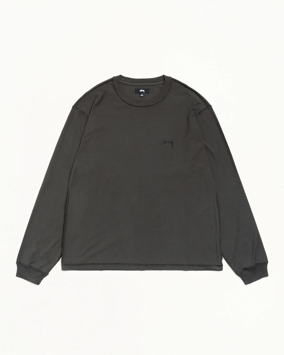 Stussy LAZY LS TEE VINTAGE BLACK
