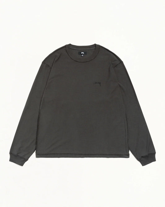 Stussy LAZY LS TEE VINTAGE BLACK