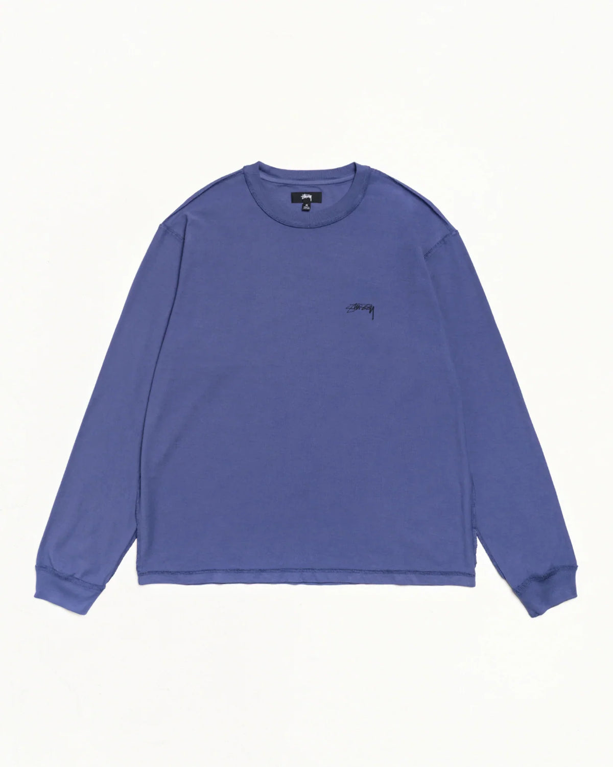 Stussy LAZY LS TEE VINTAGE NAVY
