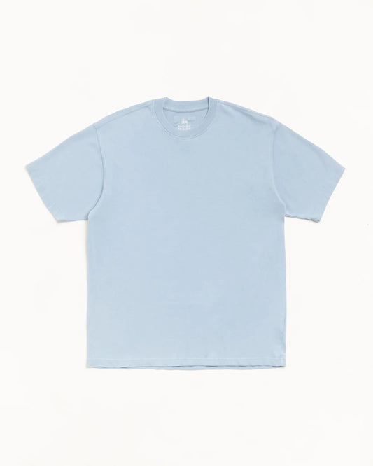 Stussy GARMENT DYED SS TEE DUST BLUE