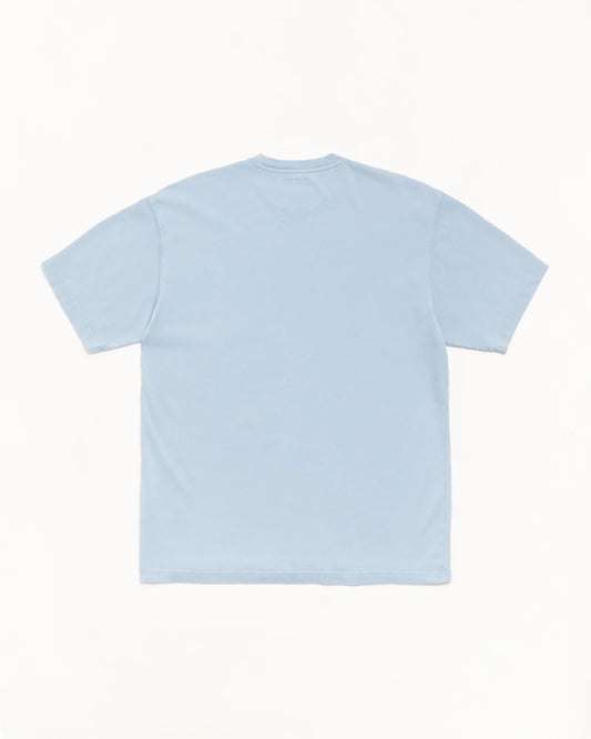 Stussy GARMENT DYED SS TEE DUST BLUE