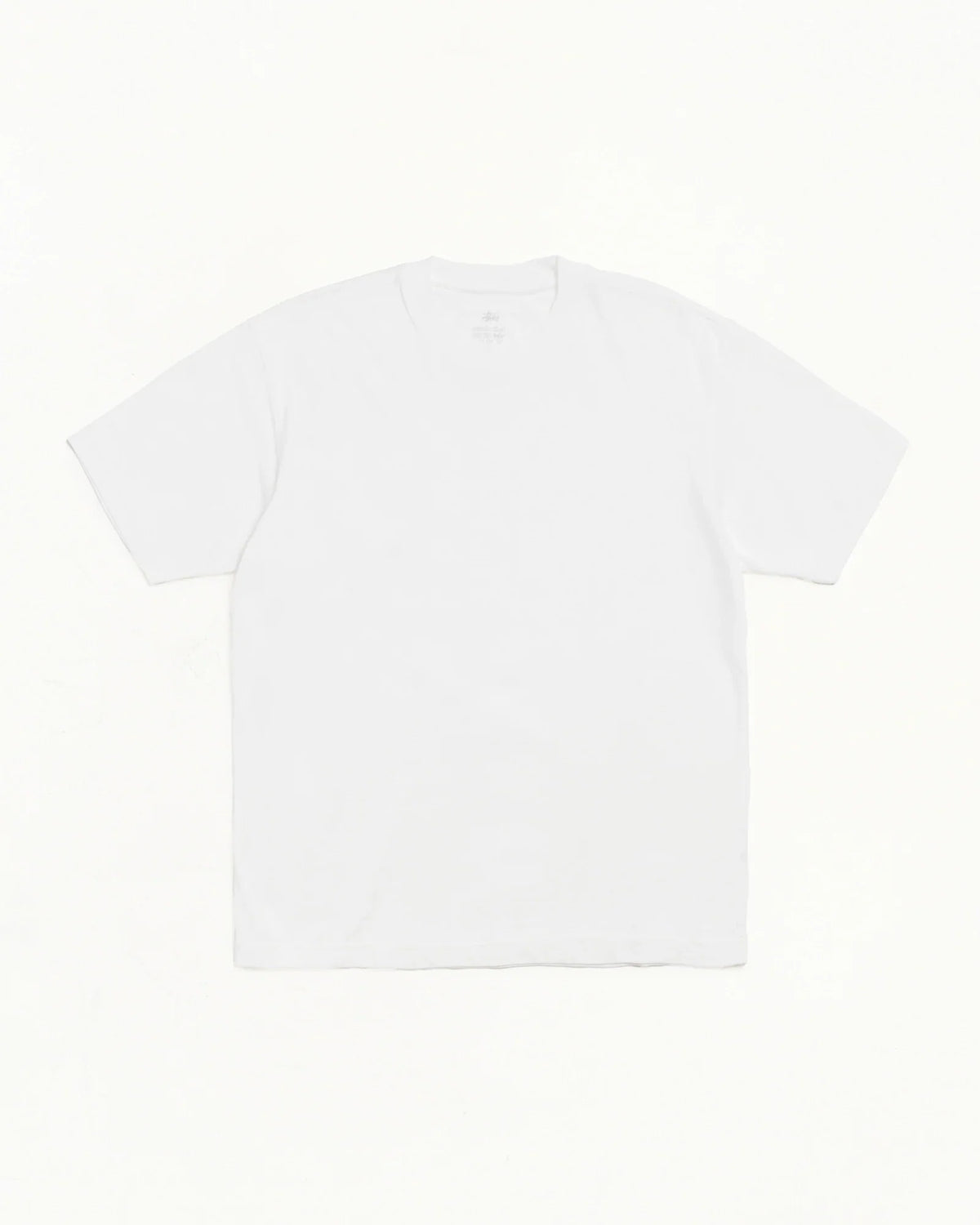 Stussy GARMENT DYED SS TEE WHITE