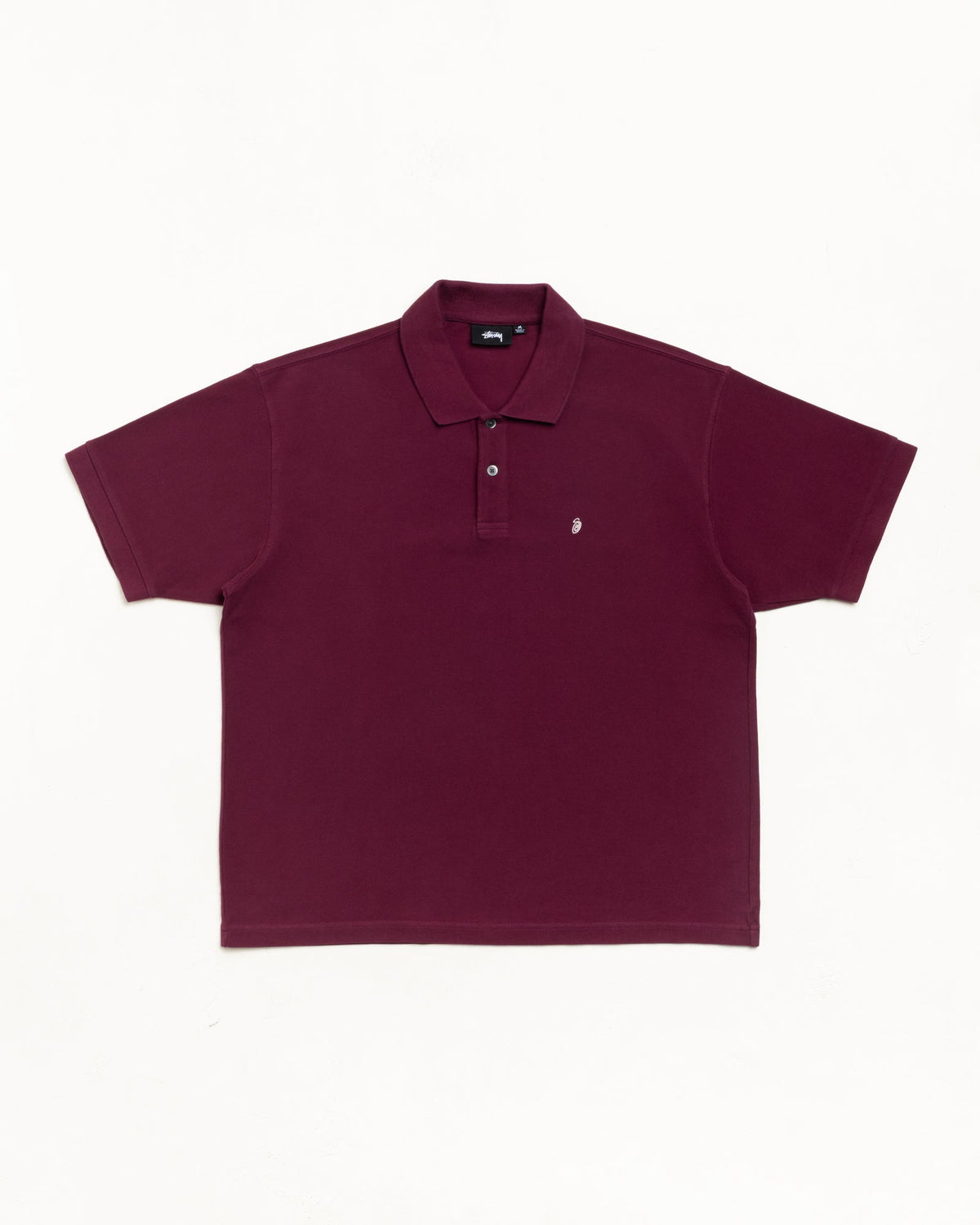 Stussy CLASSIC PIQUE POLO PLUM