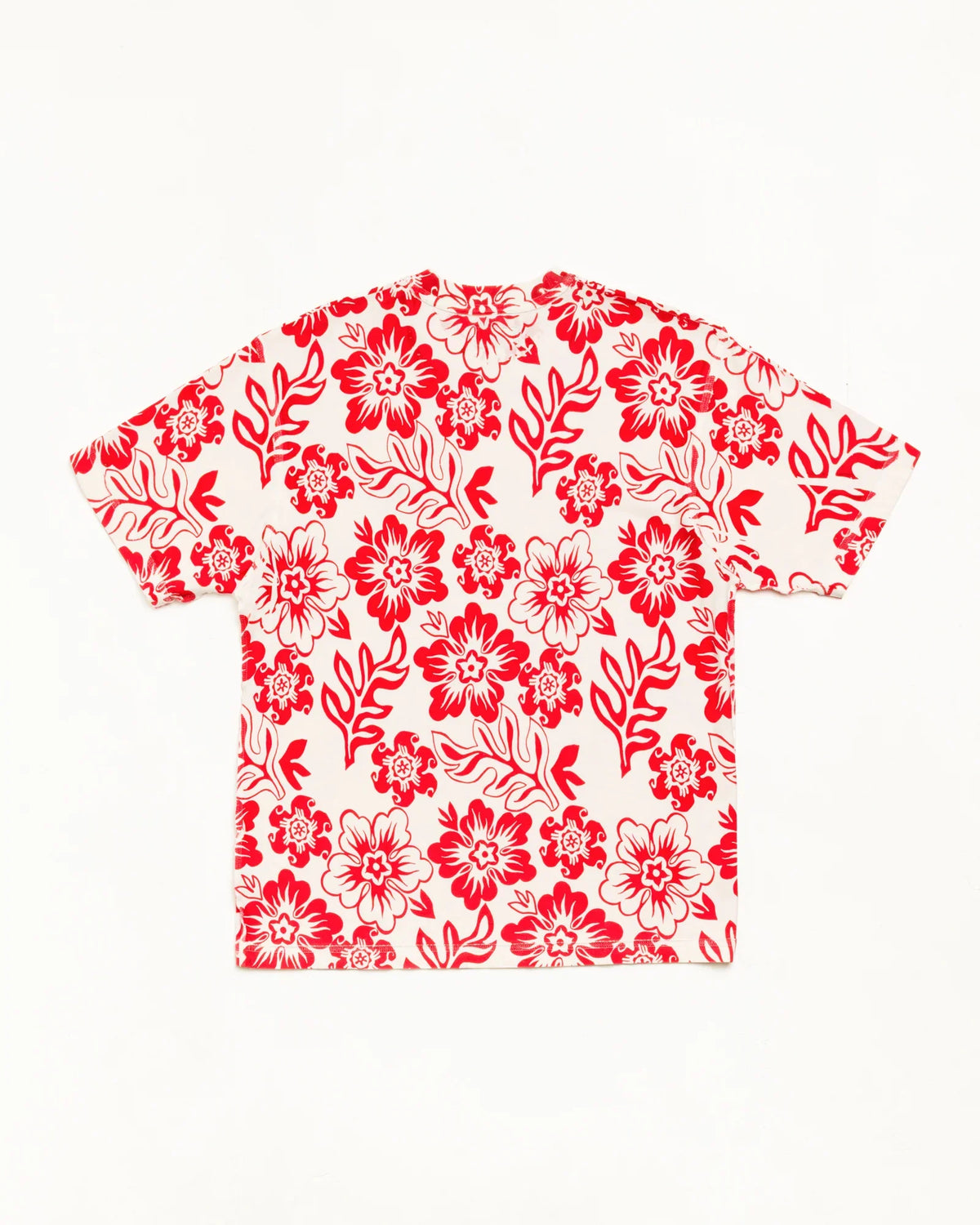 Stussy LAZY FLORAL TEE WHITE
