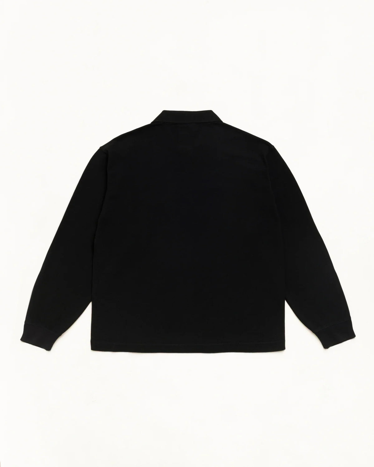 Stussy CLASSIC PIQUE LS POLO BLACK