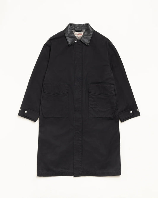 Stussy DUSTER COAT BLACK