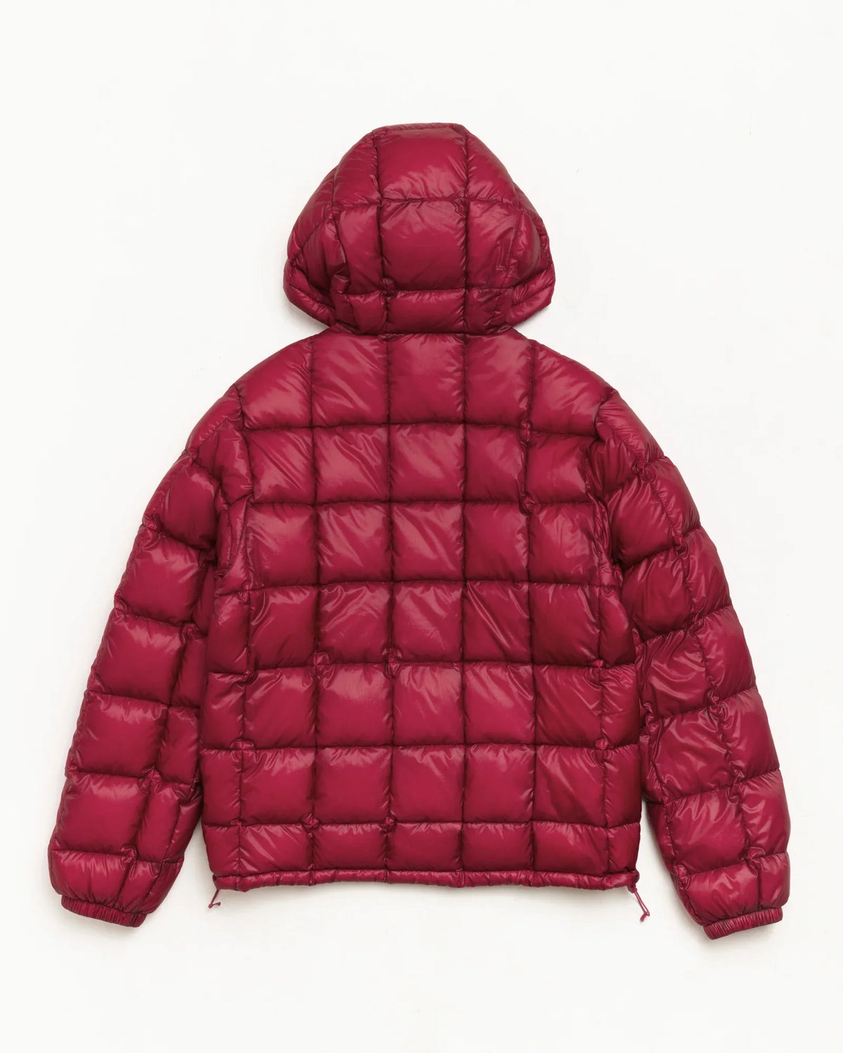 Stussy MIDWEIGHT HOODED PUFFER FUCHSIA