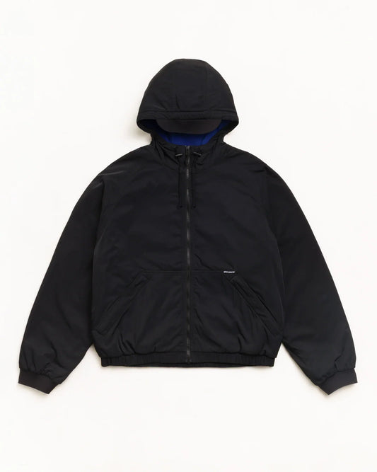 Stussy COASTLINE HOODED JACKET BLACK