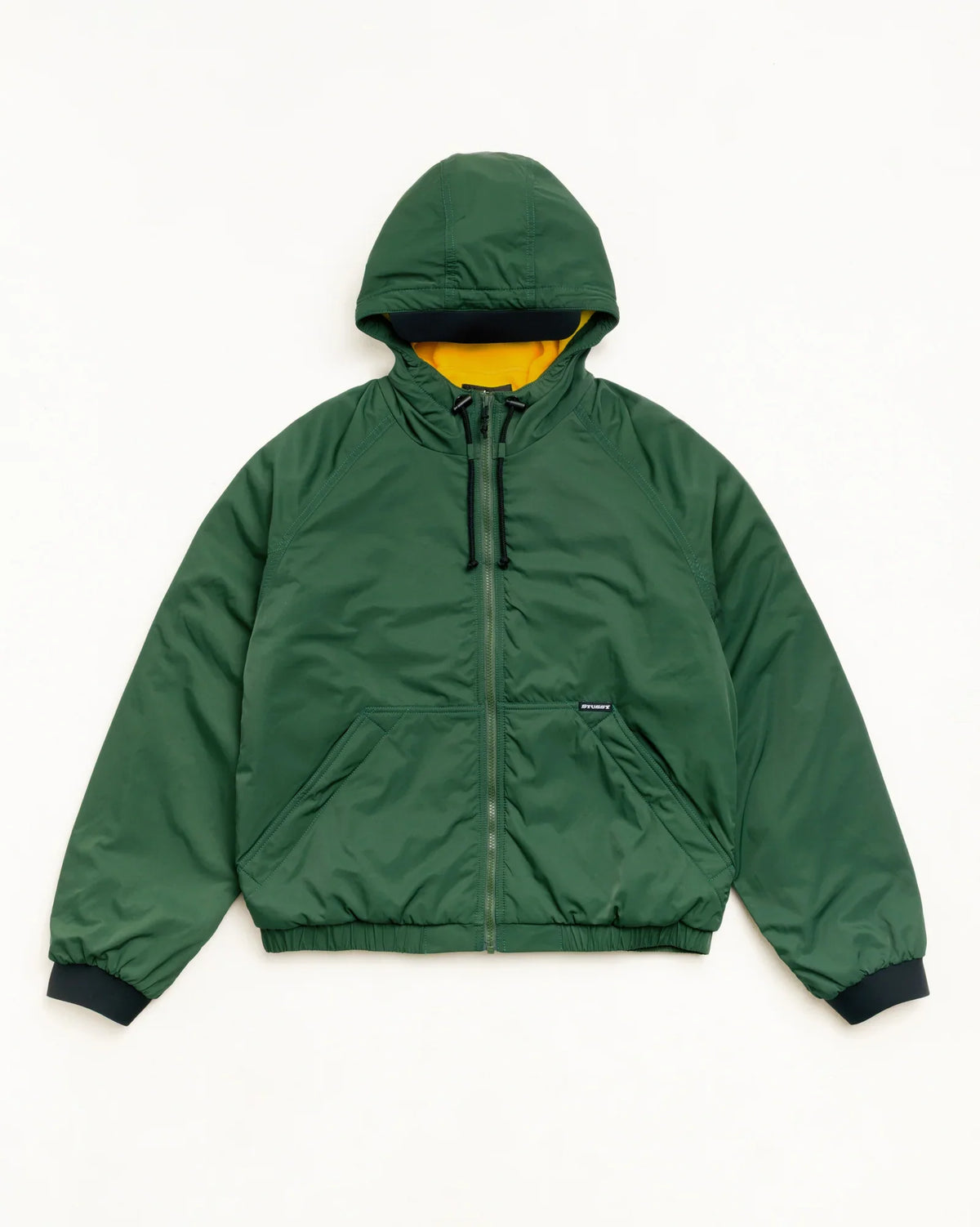 Stussy COASTLINE HOODED JACKET FOREST