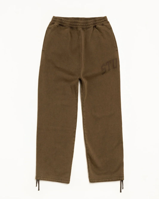 Stussy FADED GRAPHIC FLEECE PANT WASHED OLIVE
