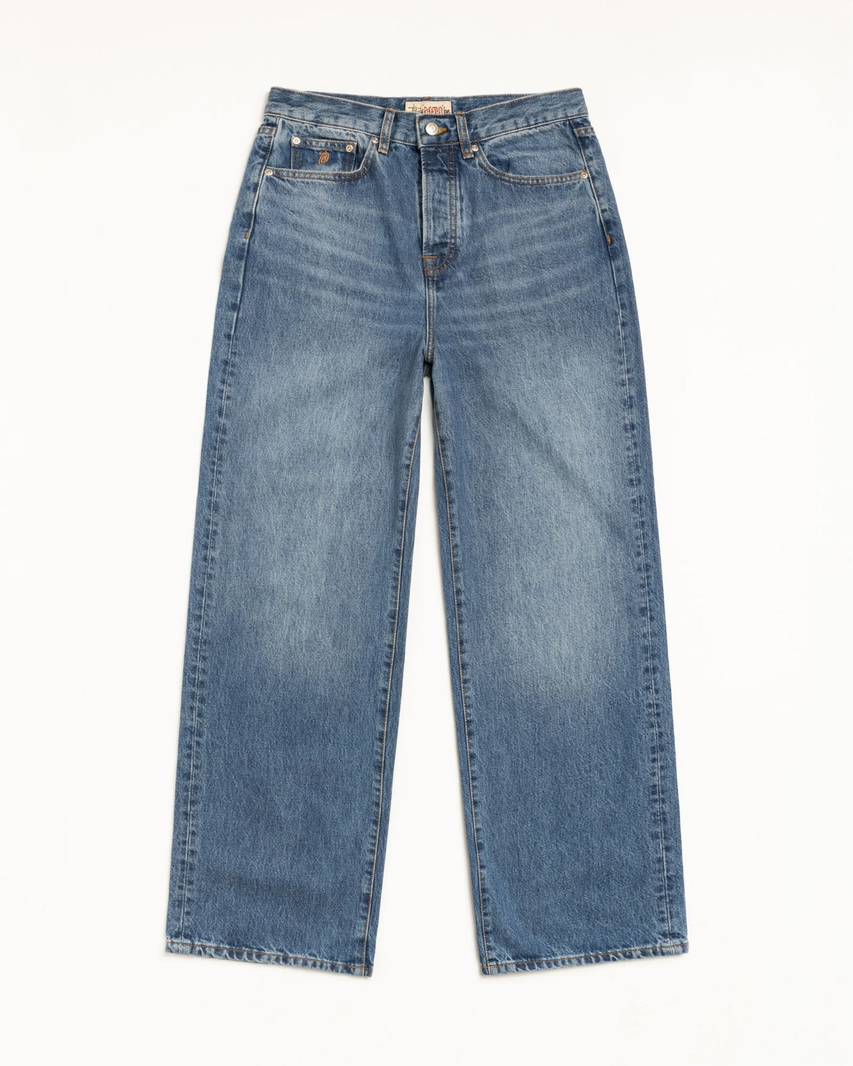 Stussy RELAXED JEAN DENIM MEDIUM BLUE
