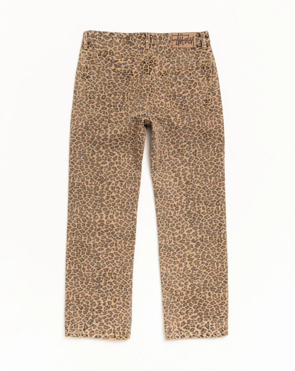 Stussy NEW CLASSIC JEAN DENIM LEOPARD