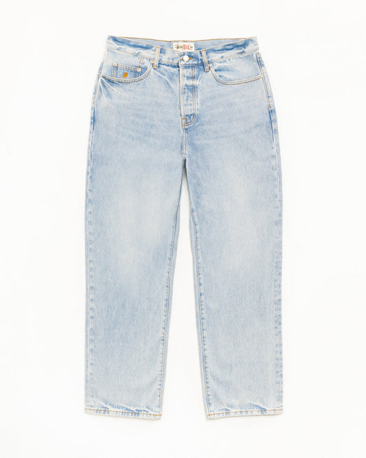 Stussy BIG OL' JEAN DENIM LIGHT WASH INDIGO