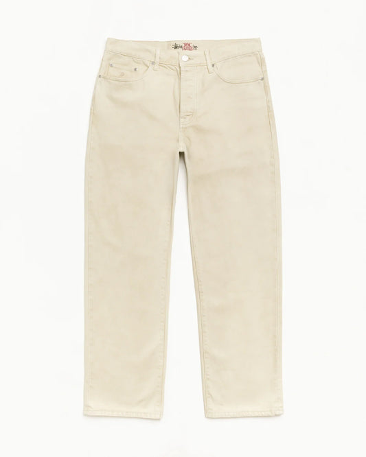 Stussy NEW CLASSIC JEAN OVERDYED SAND
