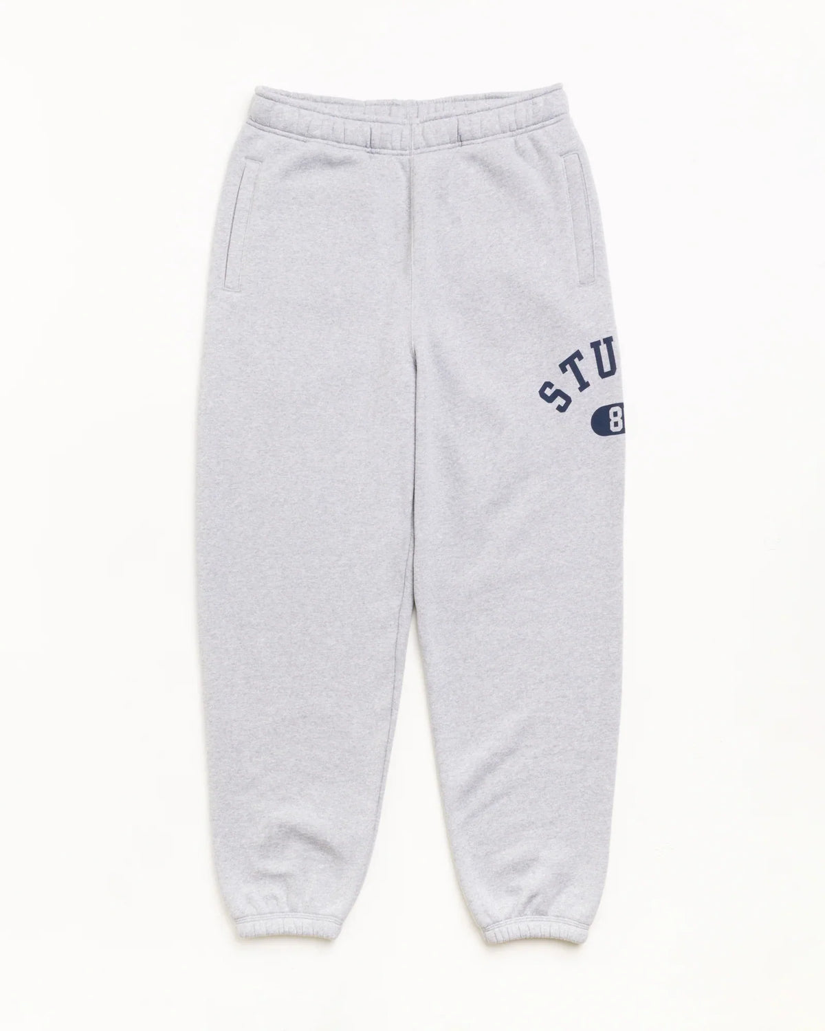 Stussy VARSITY FLEECE PANT GREY HEATHER