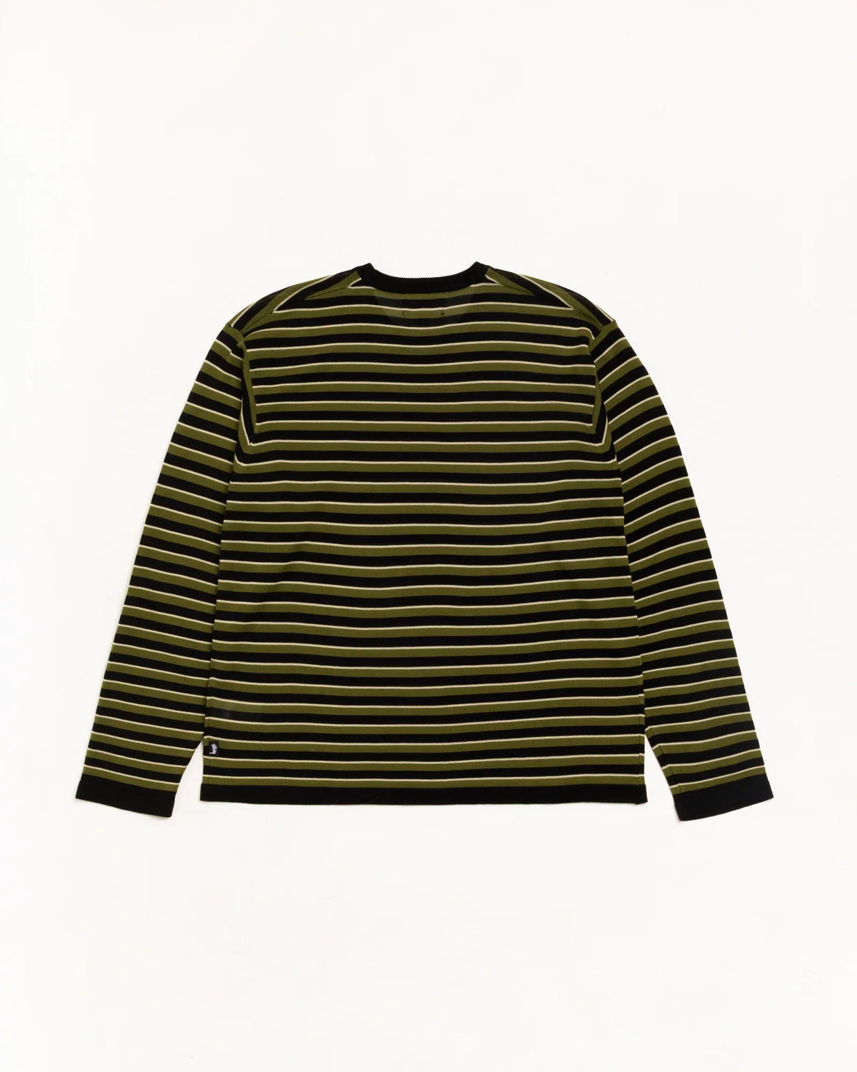 Stussy LIGHTWEIGHT STRIPE SWEATER BLACK