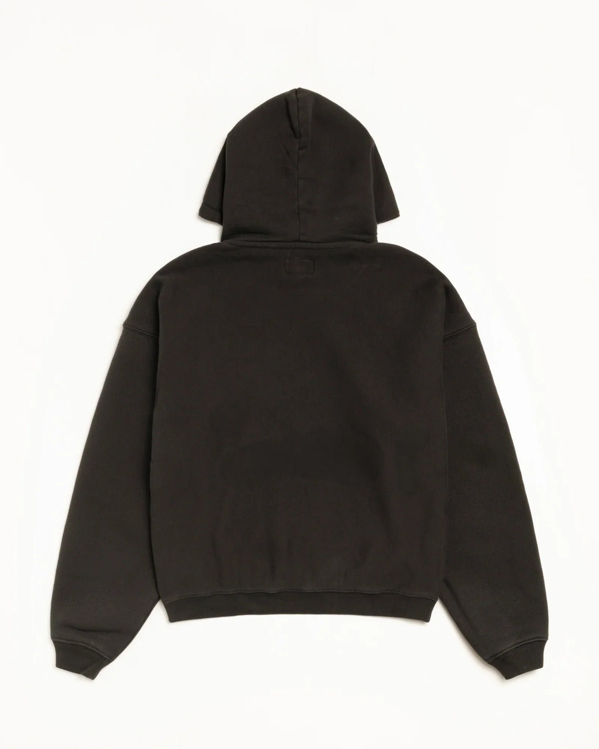 STUSSY 80 RELAXED HOODIE WASHED BLACK