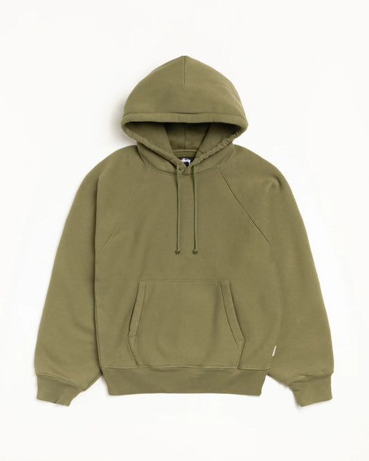 Stussy RELAXED HOODIE OLIVE