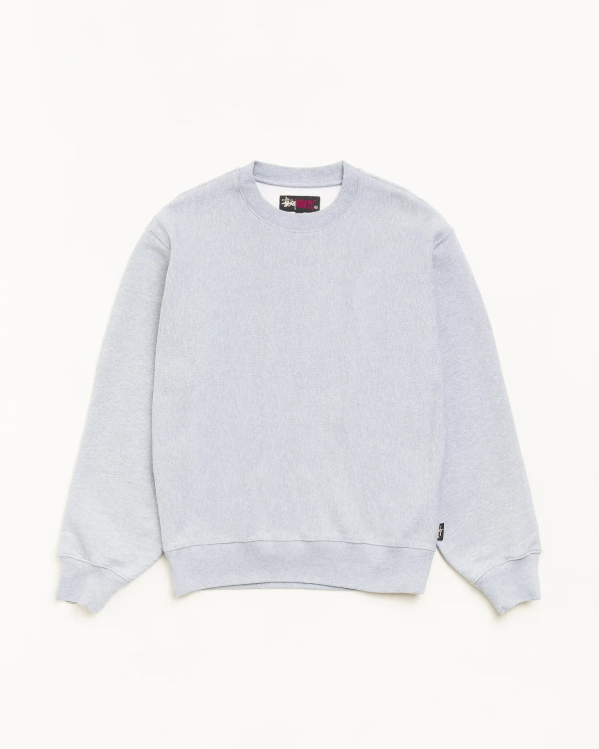 Stussy FLEECE CREW GREY HEATHER