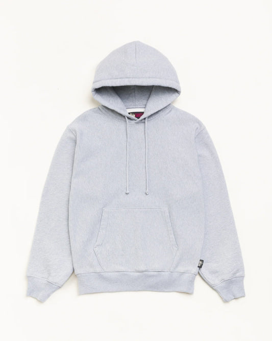 Stussy FLEECE HOODIE GREY HEATHER
