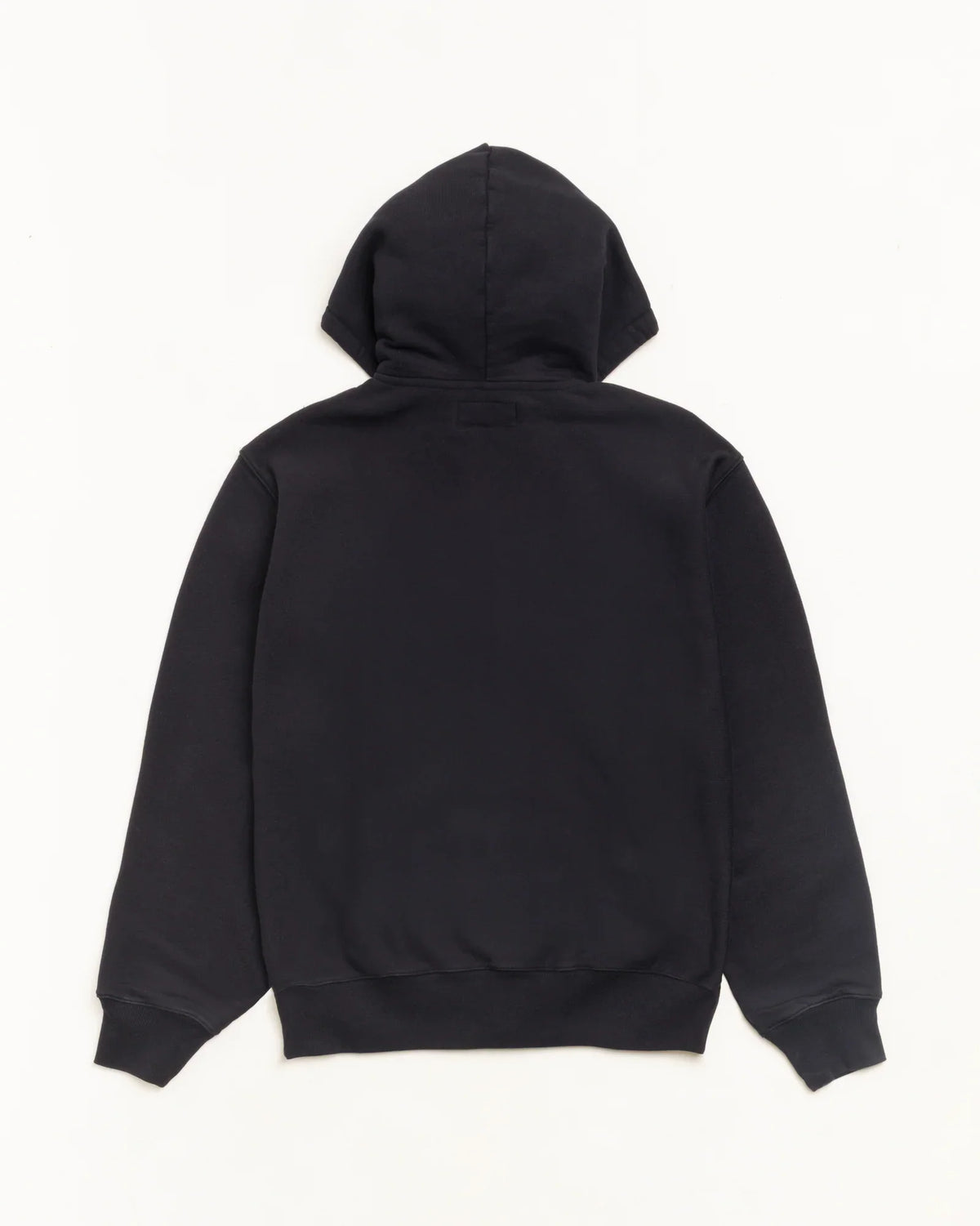 Stussy FLEECE ZIP HOODIE BLACK