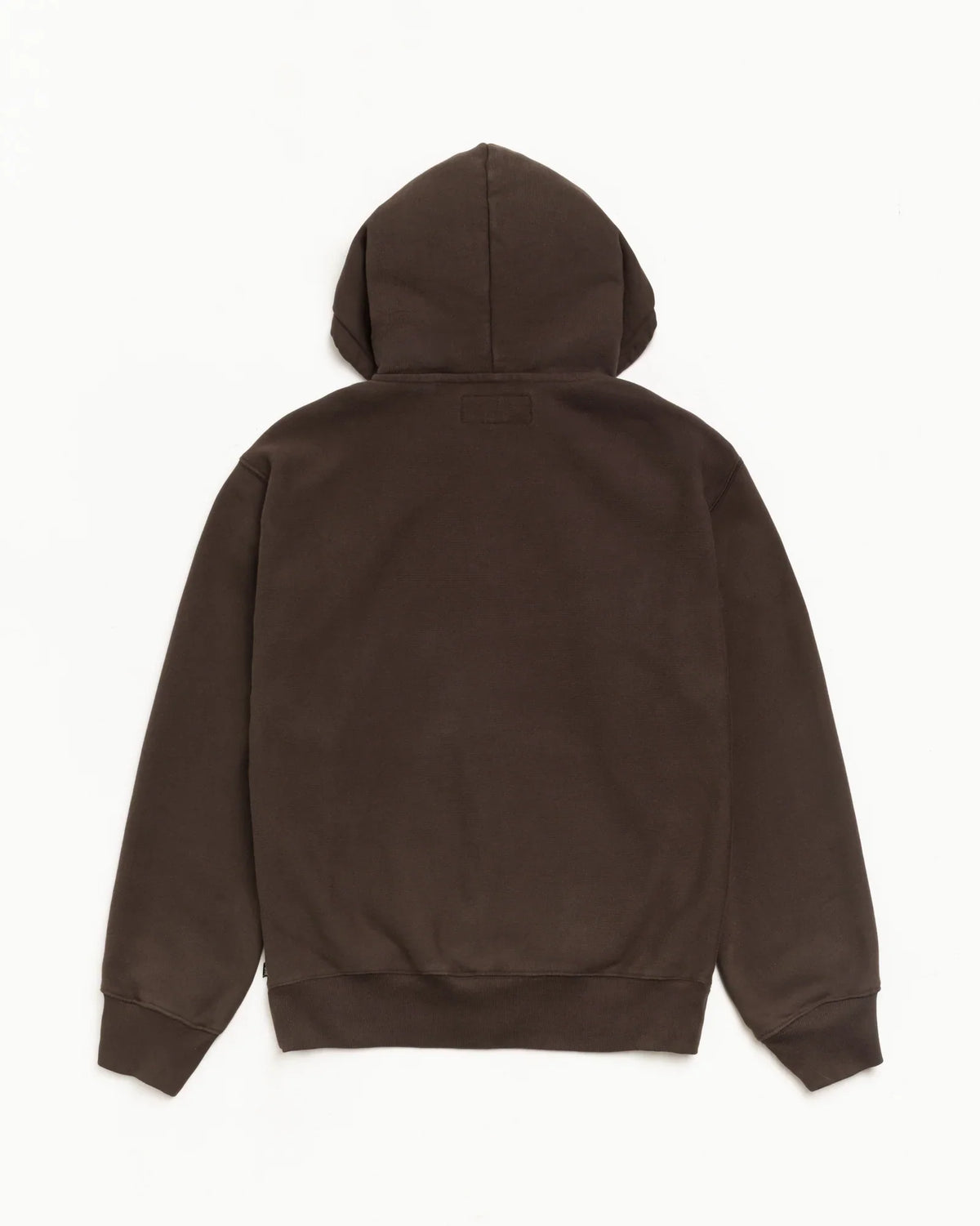 Stussy FLEECE ZIP HOODIE BROWN