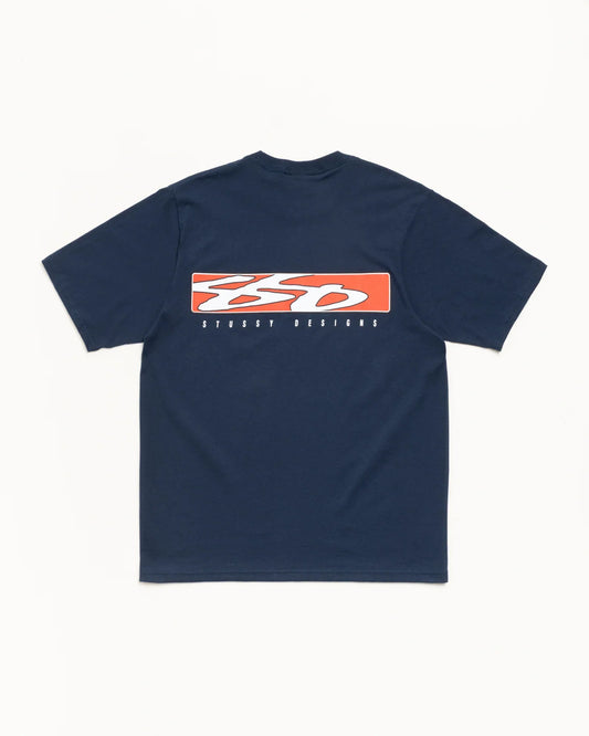 Stussy S BOX TEE NAVY