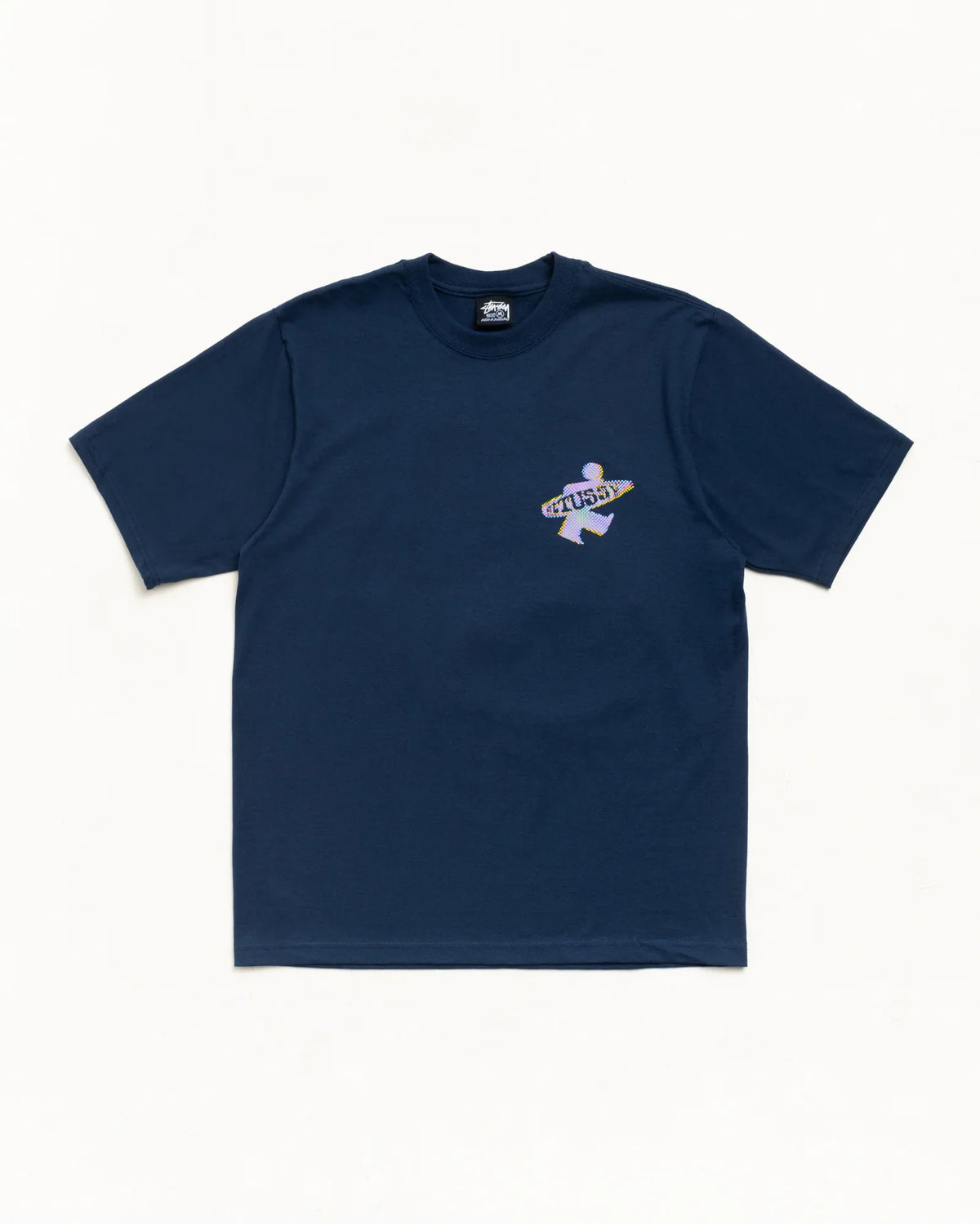 Stussy DOT SURF PUFF PRINT TEE NAVY