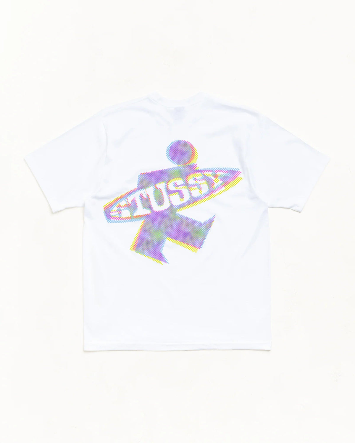 Stussy DOT SURF PUFF PRINT TEE WHITE