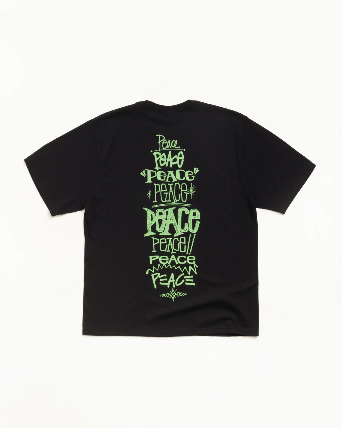 Stussy PEACE INCREASED TEE BLACK