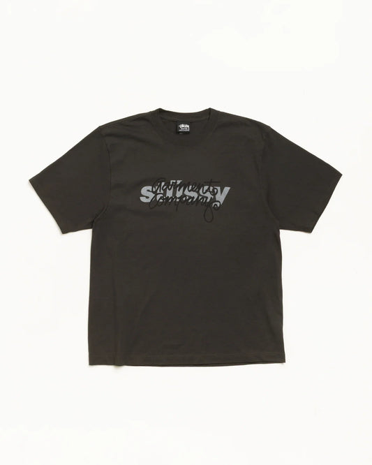 Stussy GARMENT CO. TEE FADED BLACK