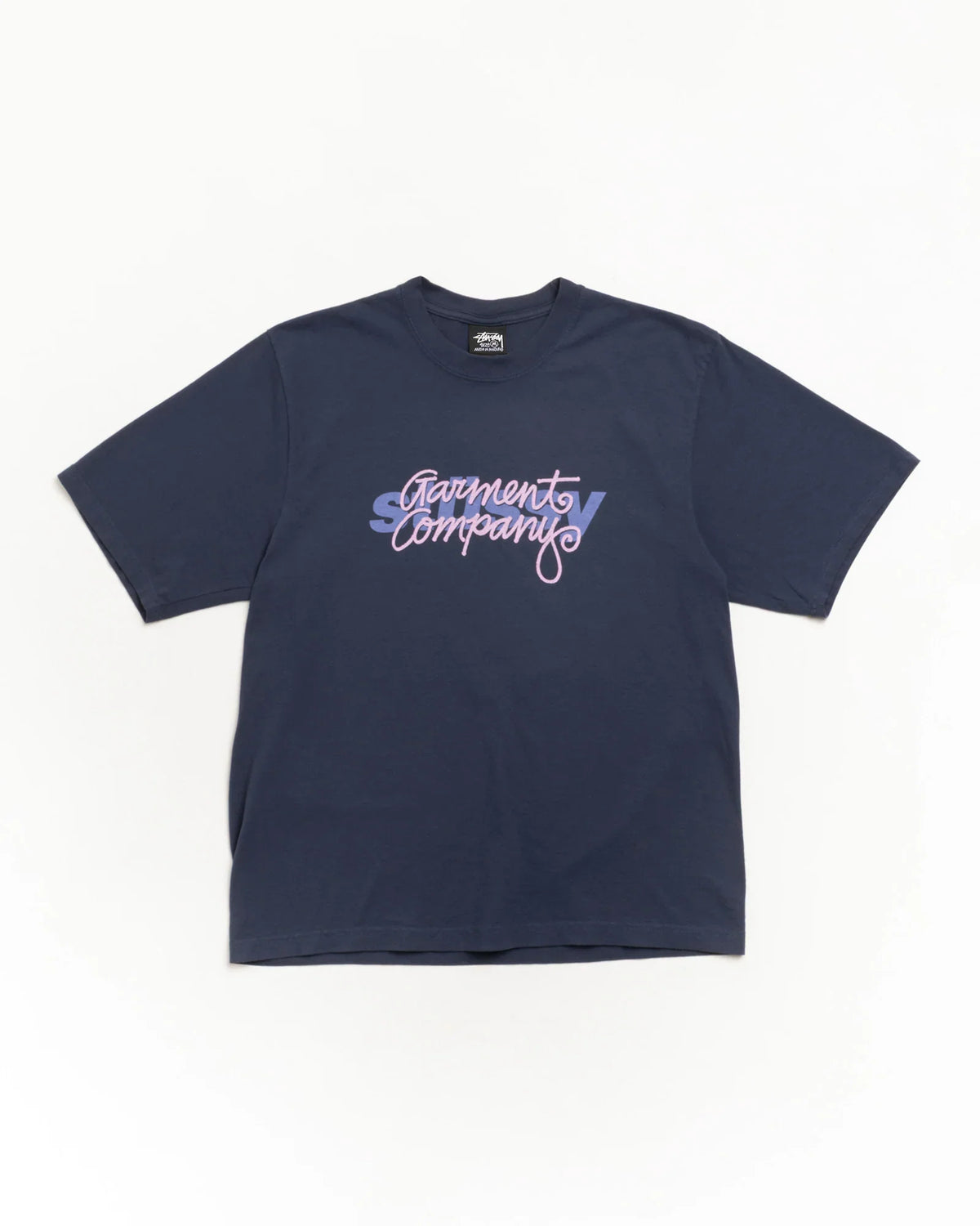 Stussy GARMENT CO. TEE MIDNIGHT