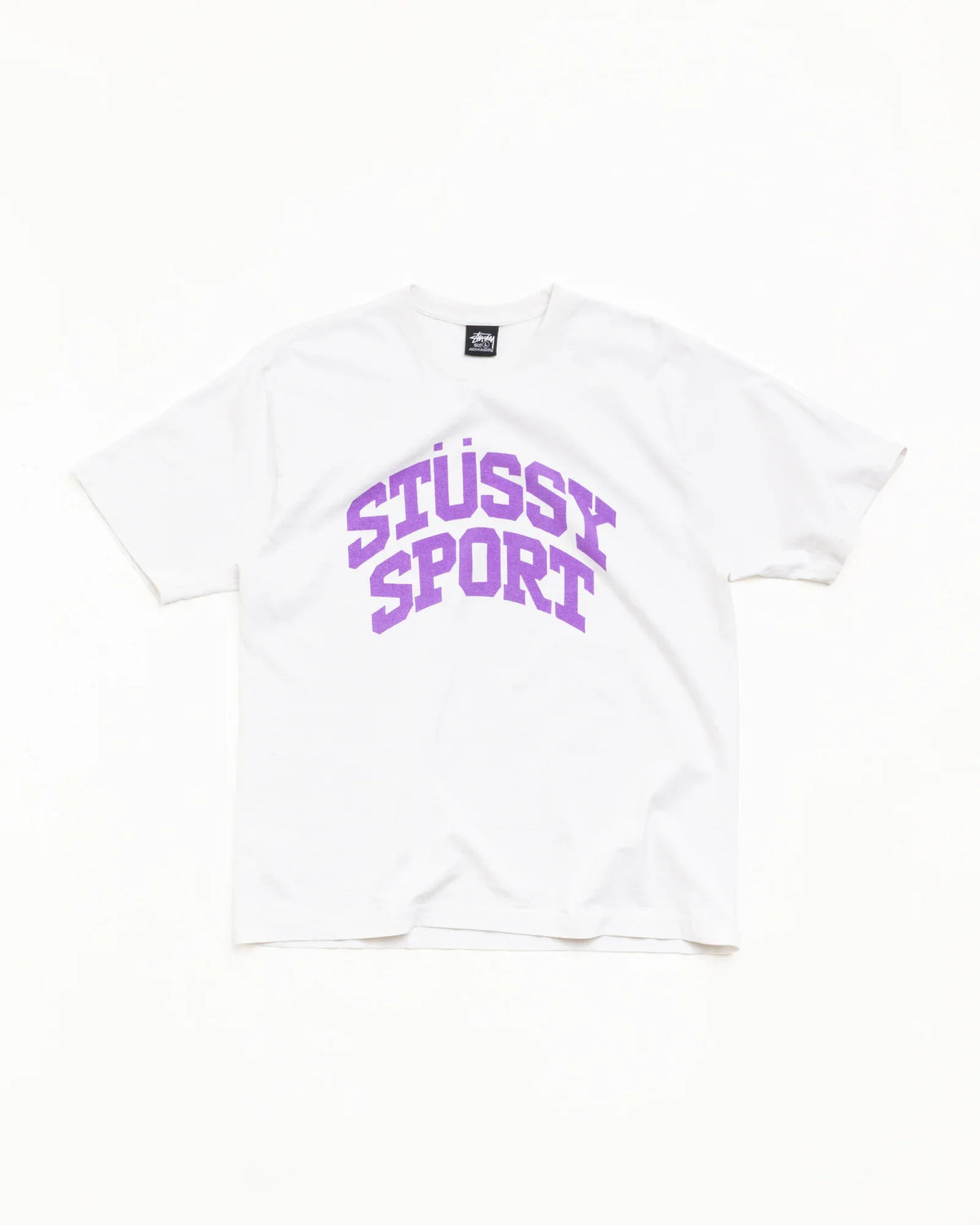 Stussy BLOCK SPORT TEE WHITE
