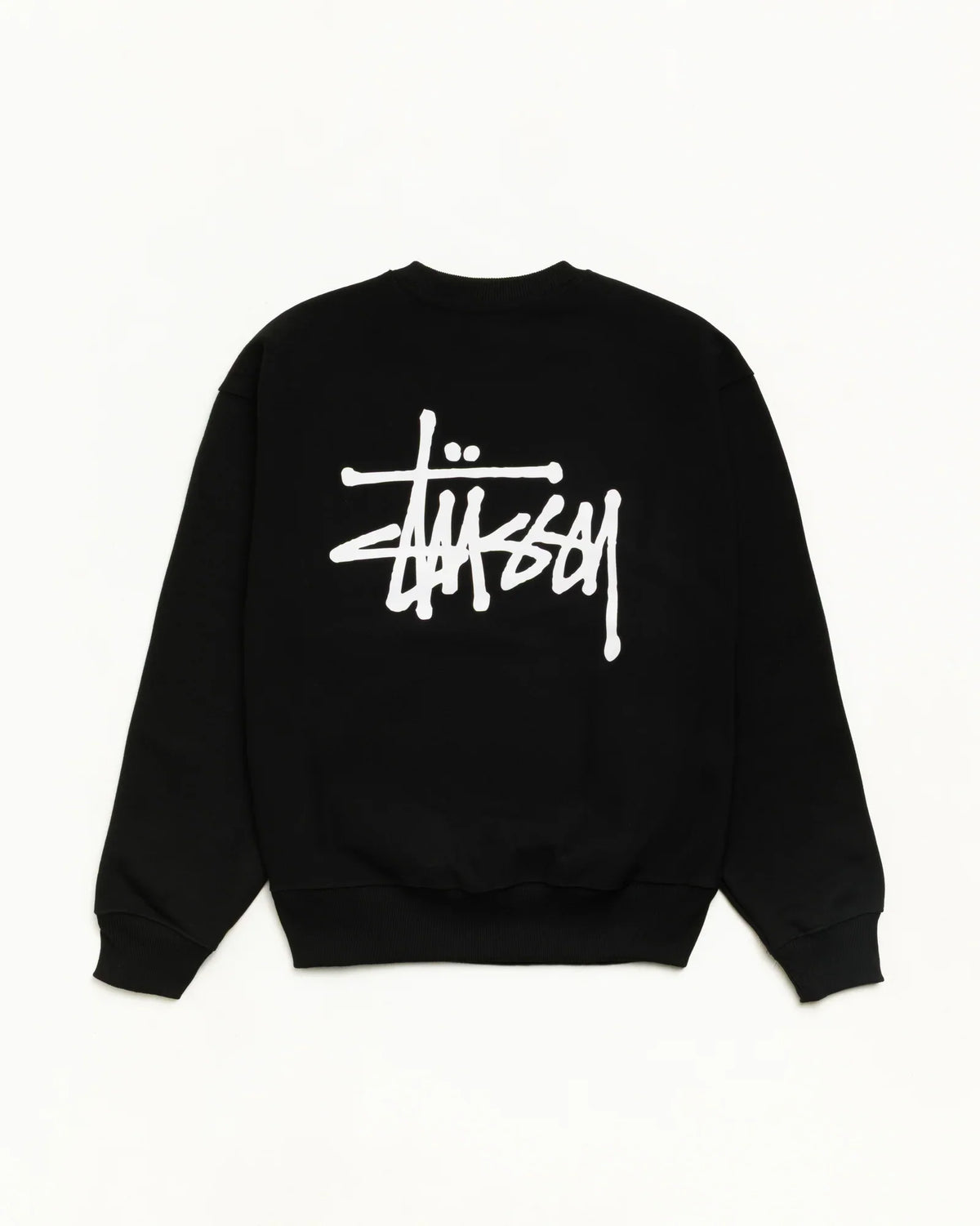 BASIC STÜSSY CREW BLACK