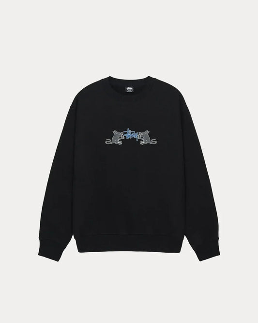 STUSSY HOMEBREW LONG SLEEVE TEE BLACK