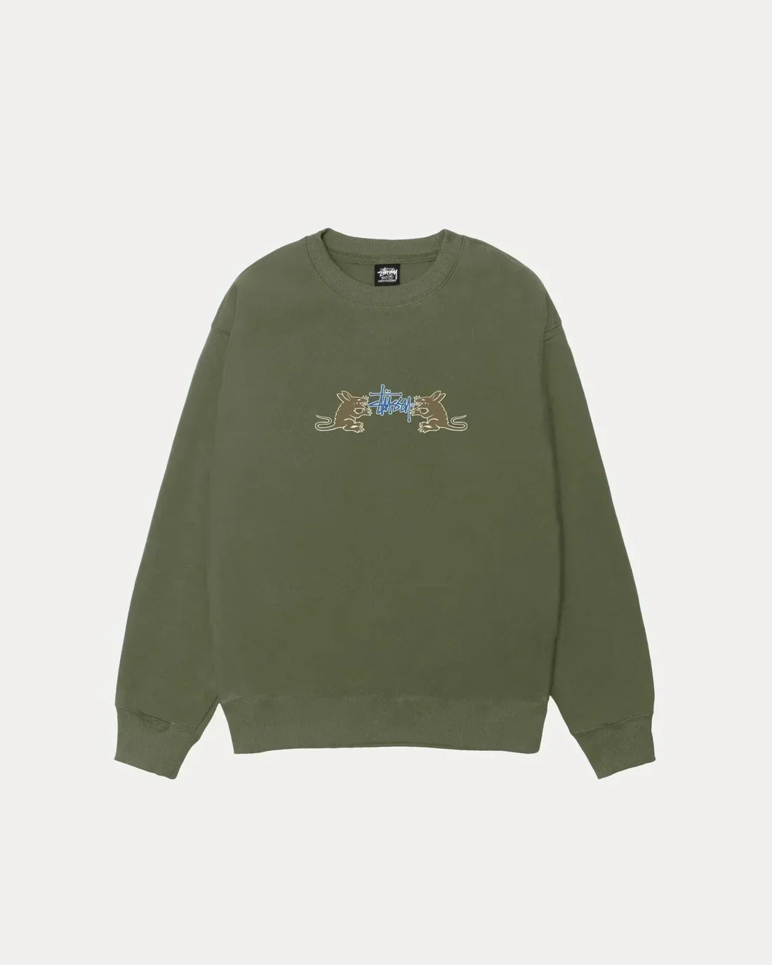 STUSSY HOMEBREW LONG SLEEVE TEE OLIVE