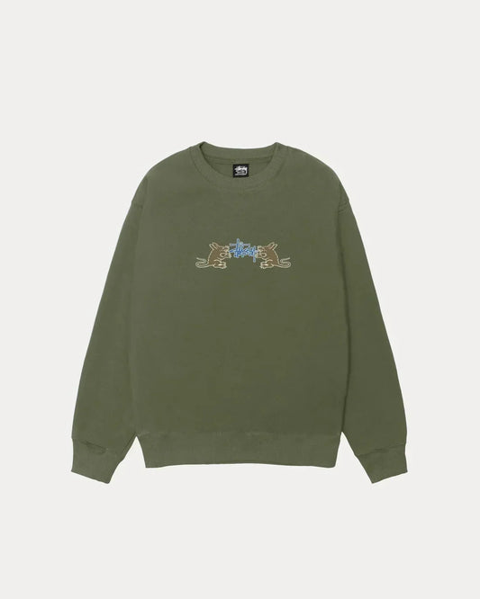 STUSSY HOMEBREW LONG SLEEVE TEE OLIVE