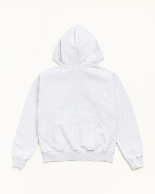 Stussy SNAKESKIN ZIP HOODIE ASH HEATHER