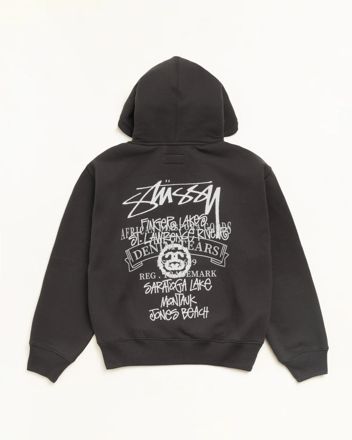 BASIC STÜSSY HOODIE BLACK
