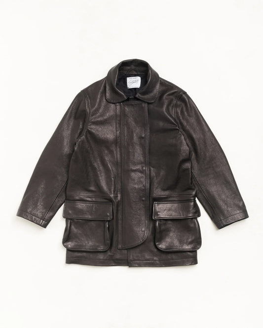Stussy OUR LEGACY LEATHER FIREMAN JACKET